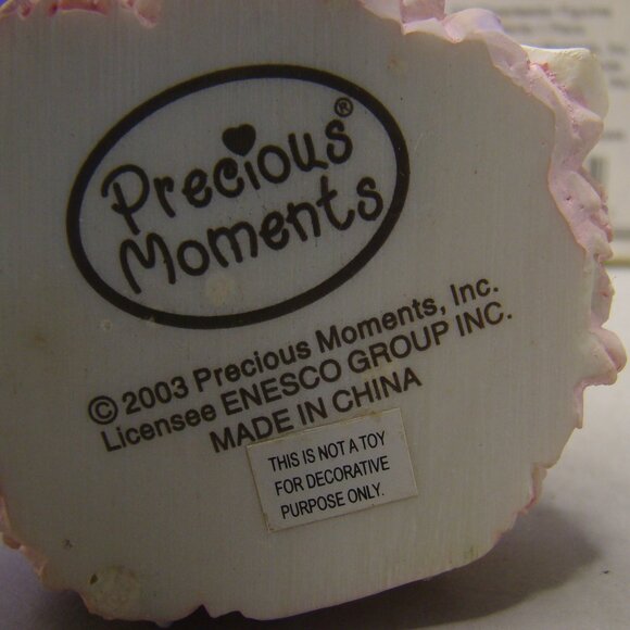 Pair of Precious Moments Cheerleaders from 2003 with box 117216 & 117214 - Picture 8 of 16